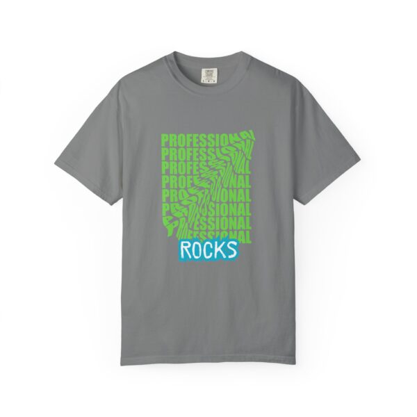 Professional Rocks Unisex Garment-Dyed T-Shirt - Bold & Fun Statement Tee - Image 2