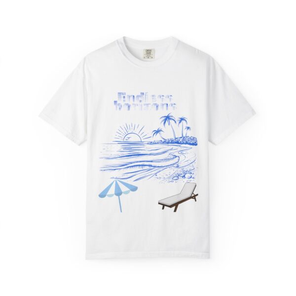 Endless Horizons Beach T-Shirt - Unisex Garment-Dyed Summer Tee - Image 2