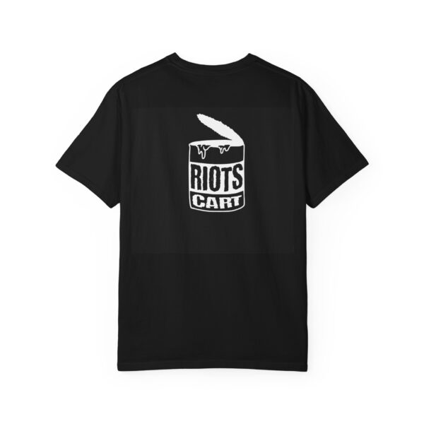Unisex Garment-Dyed T-Shirt - 'Riots Cart' Graphic Tee for Streetwear Enthusiasts - Image 2