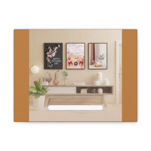 Mother's Day Matte Canvas Wall Art - Floral Home Décor