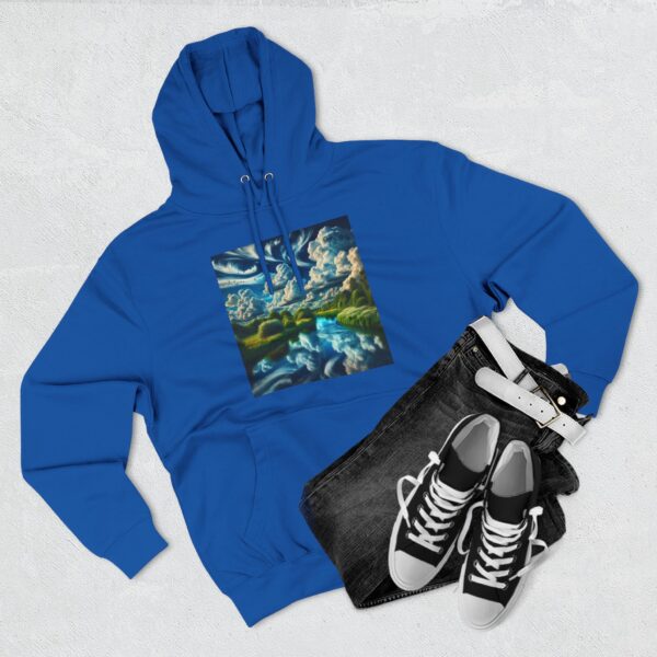 Three-Panel Fleece Hoodie - Image 3
