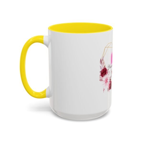 Mom Heart Accent Coffee Mug - Beautiful Floral Design - Image 79