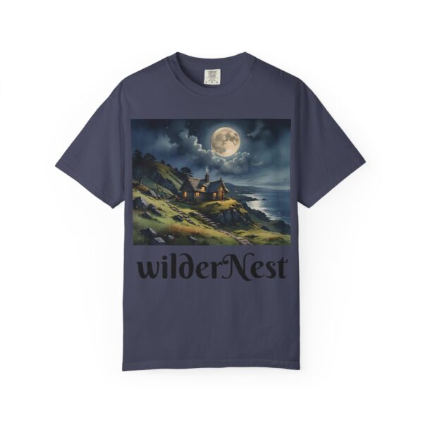 WilderNest Cottage Moonlight T-Shirt - Unisex Garment-Dyed Tee for Nature Lovers - Image 45