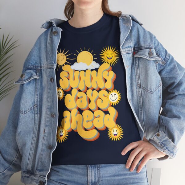 Sunny Days Ahead Unisex Heavy Cotton Tee - Fun Sun Graphic T-Shirt - Image 85