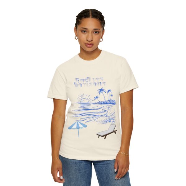 Endless Horizons Beach T-Shirt - Unisex Garment-Dyed Summer Tee - Image 15