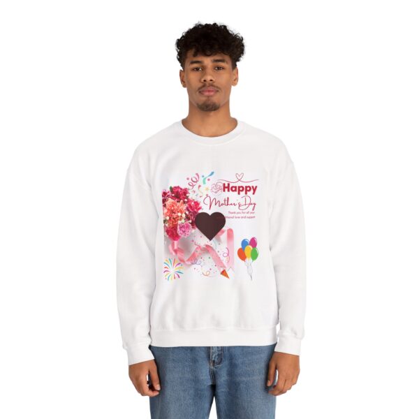 Happy Mother's Day Crewneck Sweatshirt - Floral Design, Gift for Moms - Image 5