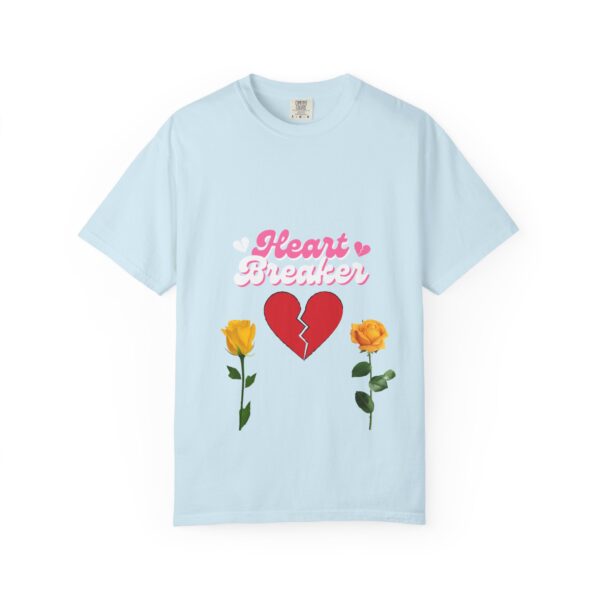Heartbreaker Unisex Garment-Dyed T-Shirt with Floral Design - Image 83