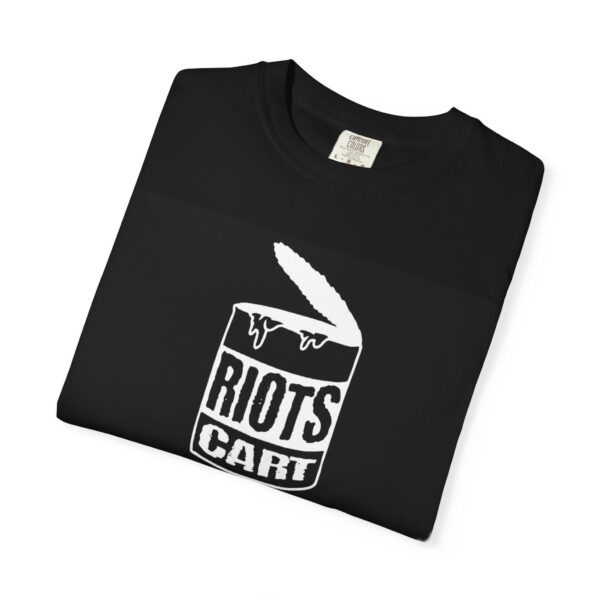 Unisex Garment-Dyed T-Shirt - 'Riots Cart' Graphic Tee for Streetwear Enthusiasts - Image 3
