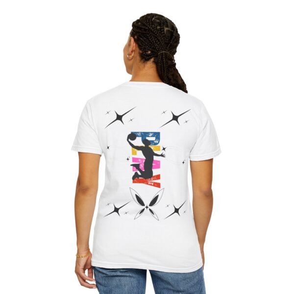 Unisex Garment-Dyed T-Shirt - Vibrant Athletic Design with Stars - Image 7