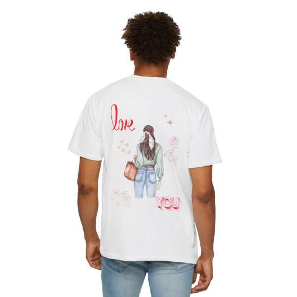 Love You Feminine Unisex T-shirt - Romantic Floral Design - Image 19