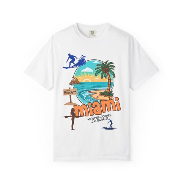Miami Beach Adventure Unisex T-Shirt - Perfect for Summer Fun! - Image 2