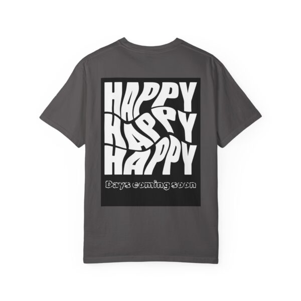 Unisex Happy Vibes T-Shirt - Garment-Dyed Apparel for Positive Days - Image 6