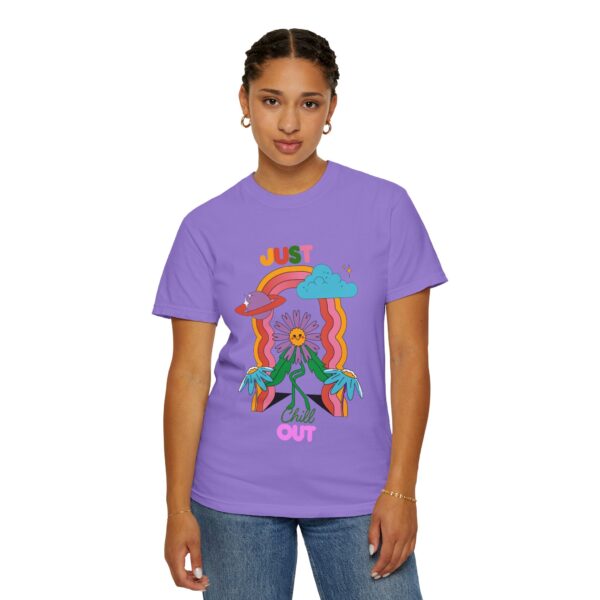 Chill Out Graphic T-Shirt - Unisex Garment-Dyed Tee - Image 42