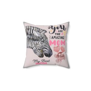 Spun Polyester Pillow – Stylish Square Home Accent