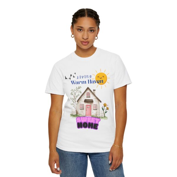 Cozy Home Vibes T-Shirt - "Living Warm Haven" Design - Image 6