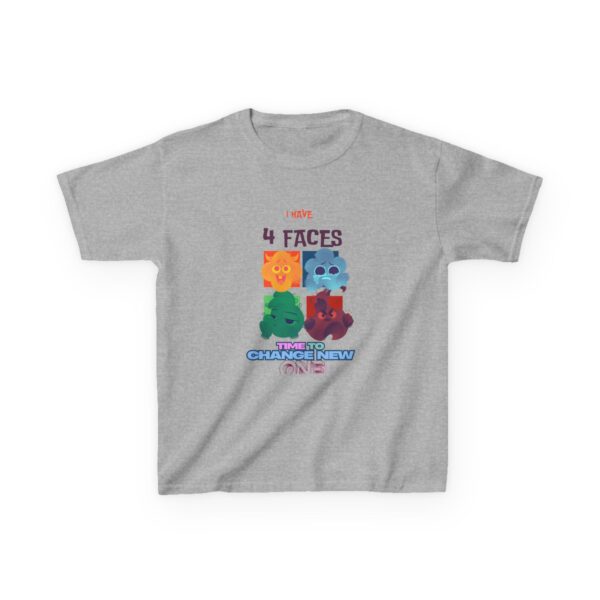 Kids 4 Faces Fun Tee - Change New One - Image 19