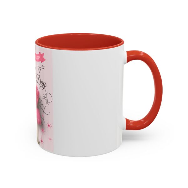 Happy Mother's Day Accent Coffee Mug - Pink Floral Design, 11oz & 15oz - Image 20