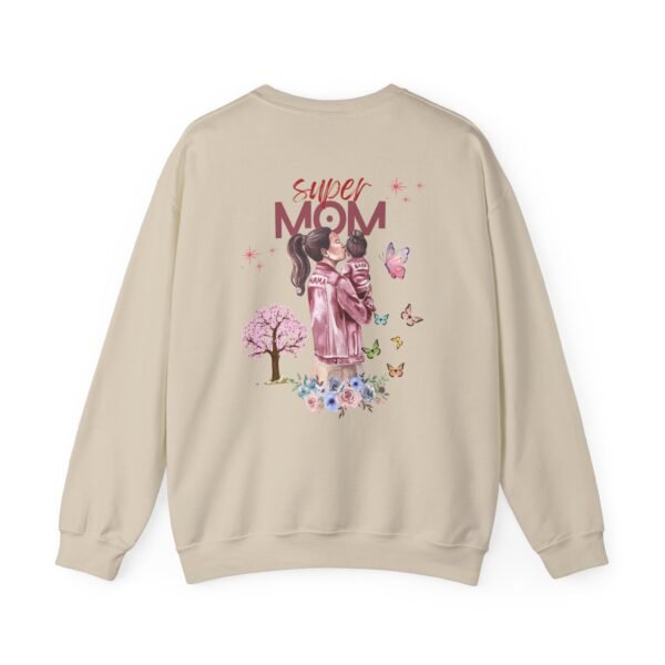 Super Mom Crewneck Sweatshirt - Gift for Mother's Day, Cozy Gift for Moms - Image 9