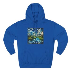 Three-Panel Fleece Hoodie