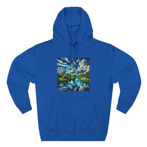 Three-Panel Fleece Hoodie