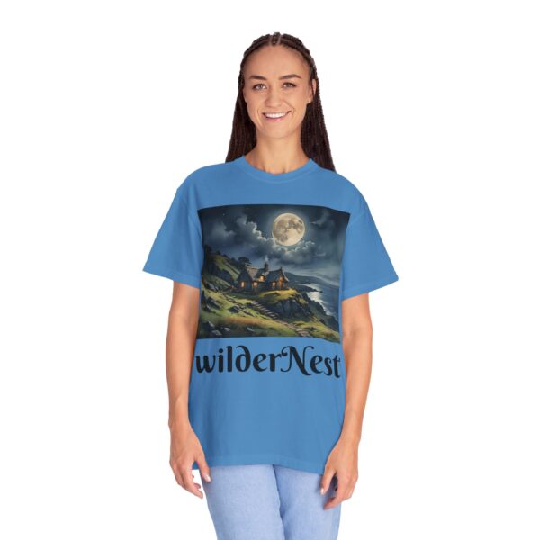 WilderNest Cottage Moonlight T-Shirt - Unisex Garment-Dyed Tee for Nature Lovers - Image 40