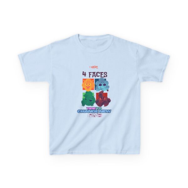 Kids 4 Faces Fun Tee - Change New One - Image 2