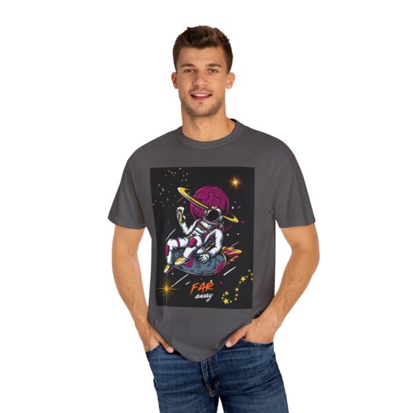 Far Away Astronaut T-Shirt - Garment-Dyed Unisex Tee for Space Lovers - Image 22