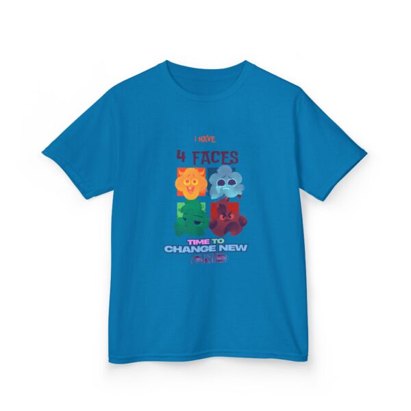 Kids 4 Faces Fun Tee - Change New One - Image 48
