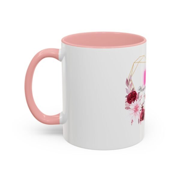 Mom Heart Accent Coffee Mug - Beautiful Floral Design - Image 15