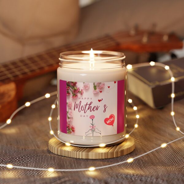 Happy Mother's Day Scented Soy Candle - 9oz Gift for Mom - Image 3