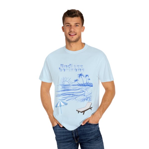 Endless Horizons Beach T-Shirt - Unisex Garment-Dyed Summer Tee - Image 31