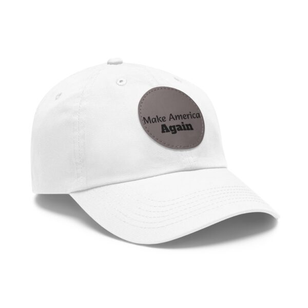 Hat with Leather Patch (Round) - Image 2