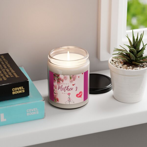 Happy Mother's Day Scented Soy Candle - 9oz Gift for Mom - Image 4