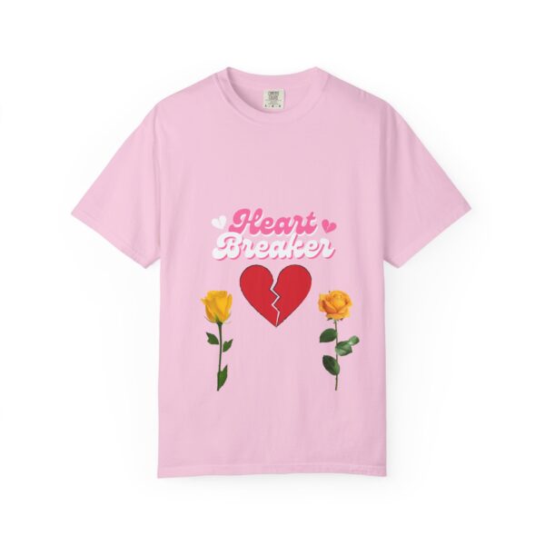 Heartbreaker Unisex Garment-Dyed T-Shirt with Floral Design - Image 123