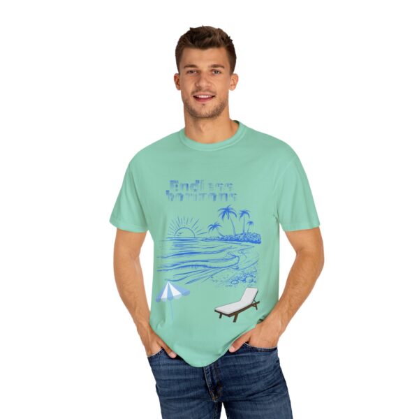 Endless Horizons Beach T-Shirt - Unisex Garment-Dyed Summer Tee - Image 22