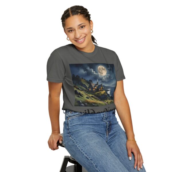 WilderNest Cottage Moonlight T-Shirt - Unisex Garment-Dyed Tee for Nature Lovers - Image 17