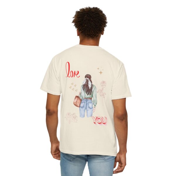 Love You Feminine Unisex T-shirt - Romantic Floral Design - Image 9