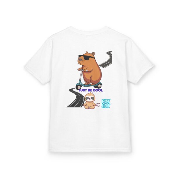 Cool Bear Kids Heavy Cotton Tee - Just Be Cool Graphic T-Shirt - Image 5