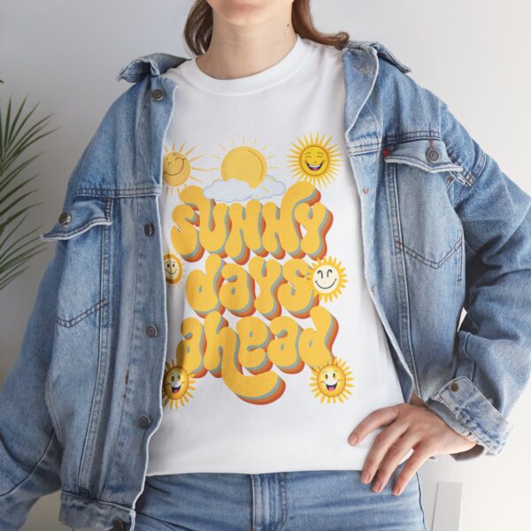 Sunny Days Ahead Unisex Heavy Cotton Tee - Fun Sun Graphic T-Shirt - Image 25