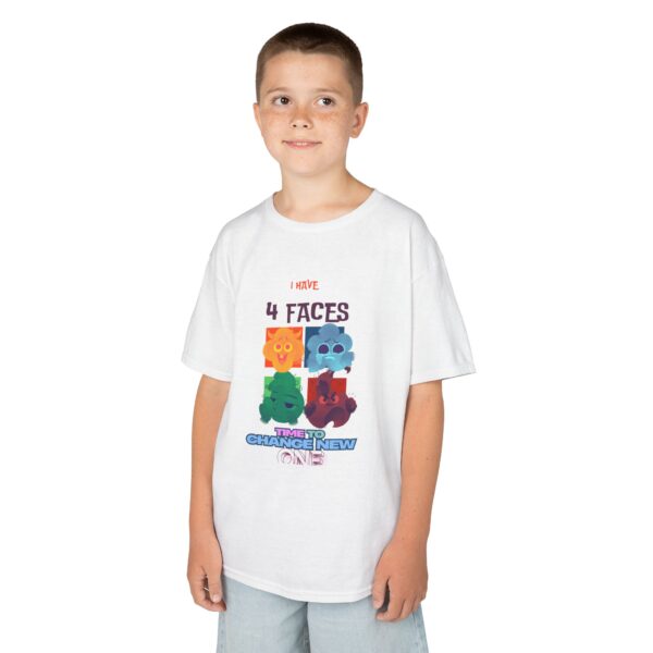 Kids 4 Faces Fun Tee - Change New One - Image 15