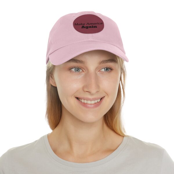 Hat with Leather Patch (Round) - Image 20
