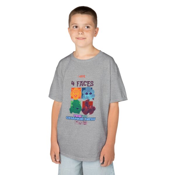 Kids 4 Faces Fun Tee - Change New One - Image 25