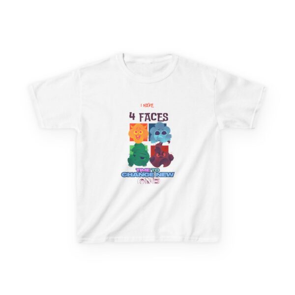 Kids 4 Faces Fun Tee - Change New One - Image 10