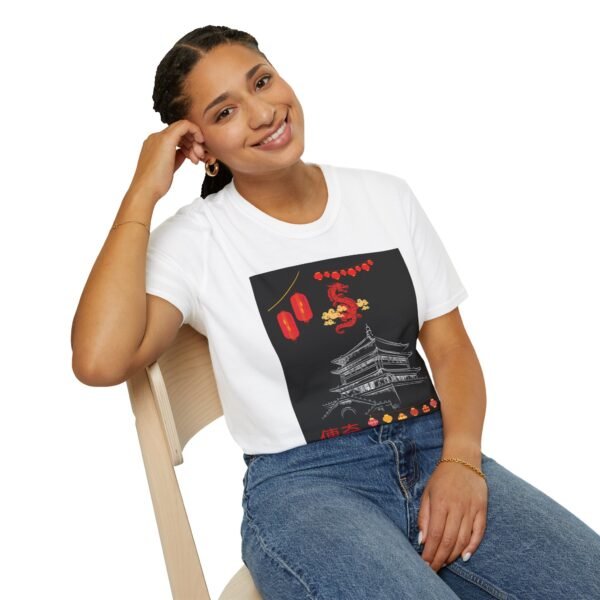 Cultural Heritage Unisex Softstyle T-Shirt | Lunar New Year Celebration Design - Image 17