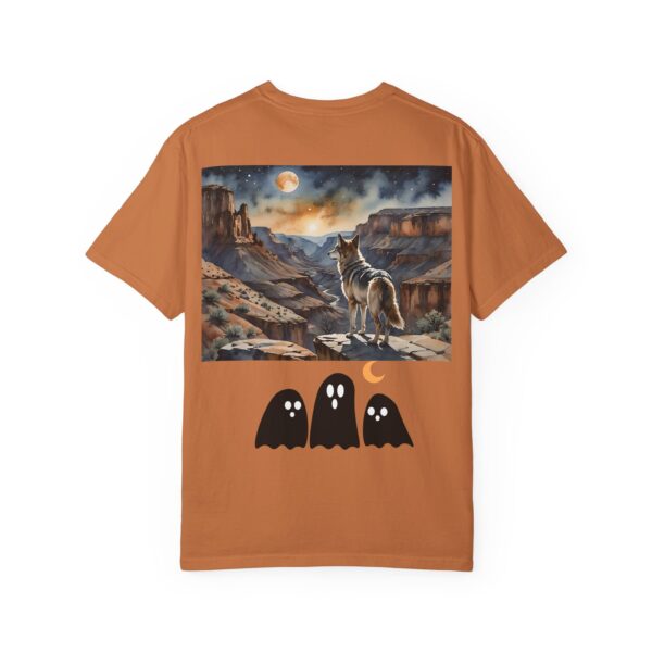 Mystical Wolf & Ghosts Unisex Garment-Dyed T-Shirt - Image 20