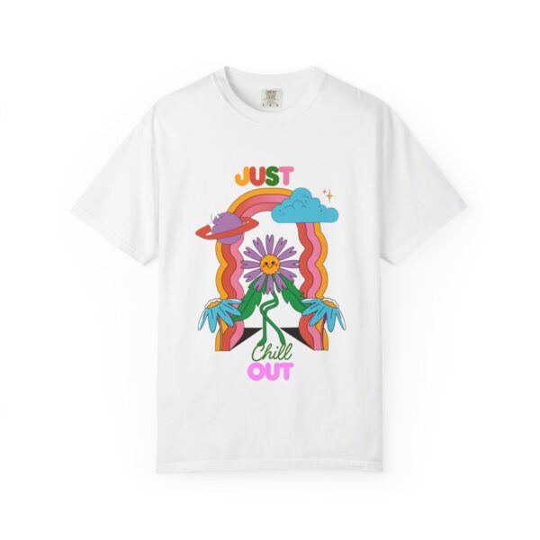Chill Out Graphic T-Shirt - Unisex Garment-Dyed Tee - Image 2