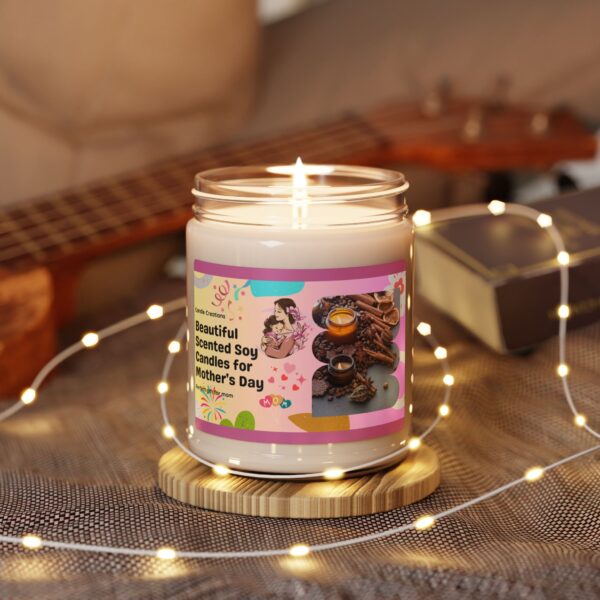 Beautiful Scented Soy Candle for Mother's Day - 9oz Fragrance Gift - Image 3