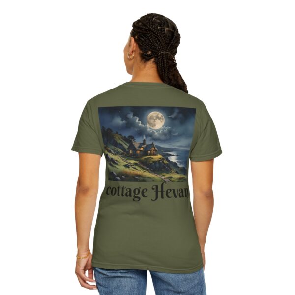 WilderNest Cottage Moonlight T-Shirt - Unisex Garment-Dyed Tee for Nature Lovers - Image 25