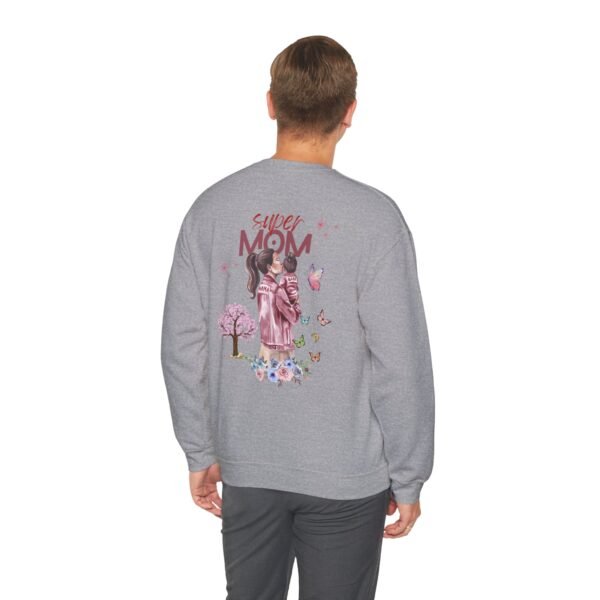 Super Mom Crewneck Sweatshirt - Gift for Mother's Day, Cozy Gift for Moms - Image 21