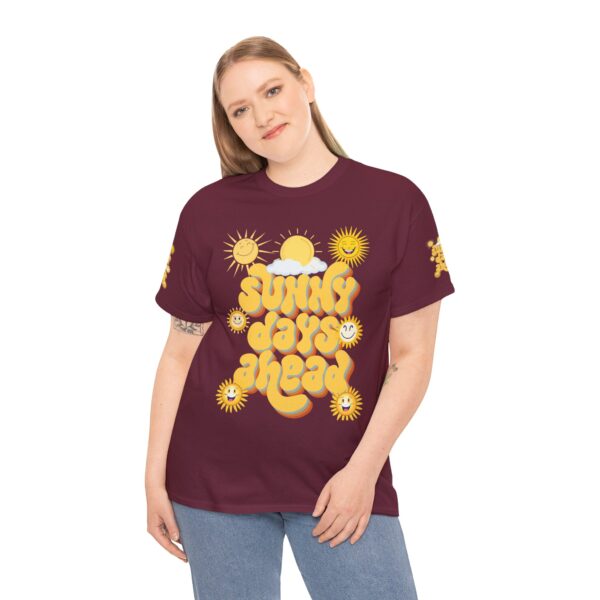 Sunny Days Ahead Unisex Heavy Cotton Tee - Fun Sun Graphic T-Shirt - Image 49